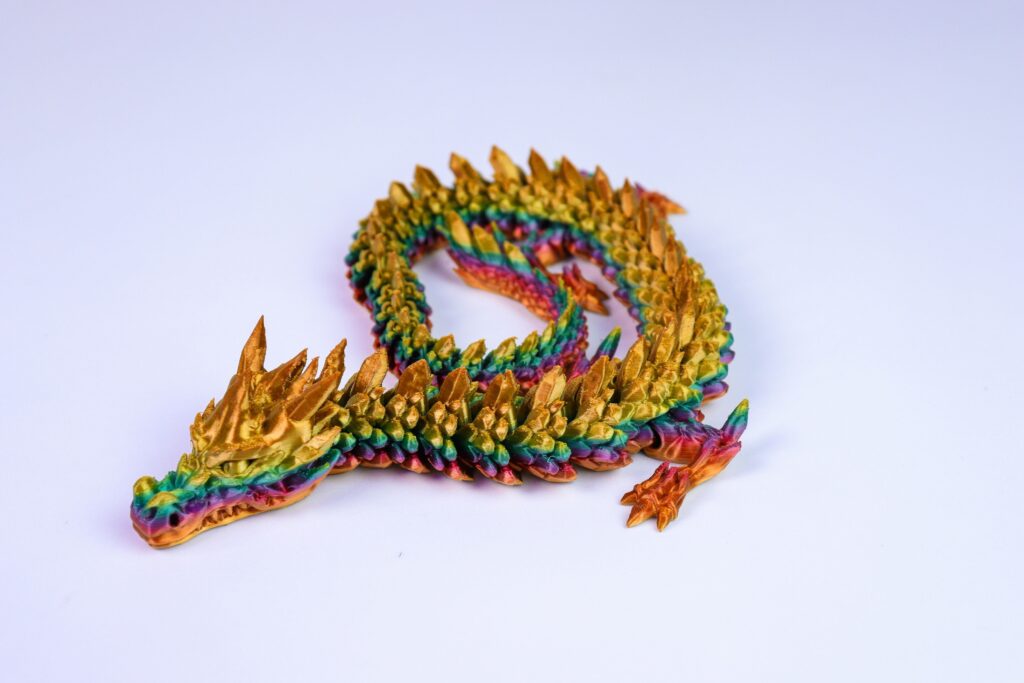 Articulated Dragon Using Rainbow Filament