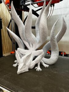 Naruto nine tails 3d print